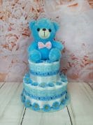 sinine mähkmetort led mõmmiga