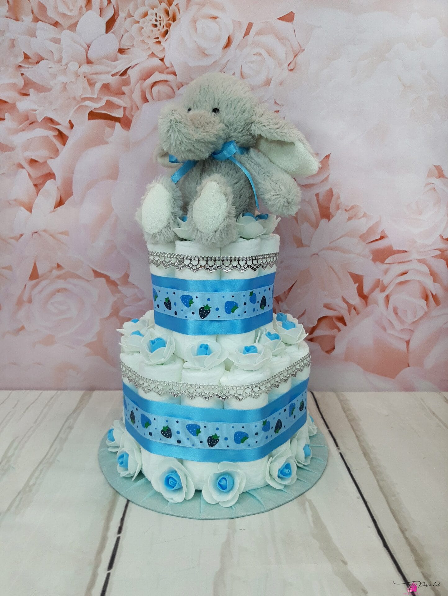 sinine väike mähkmetort elevandiga 2