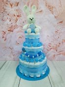 Sinine Mähkmetort Amigurumi Jänesega 12