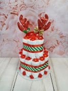 Jõulu mähketort põhjapõdra peavõruga 3