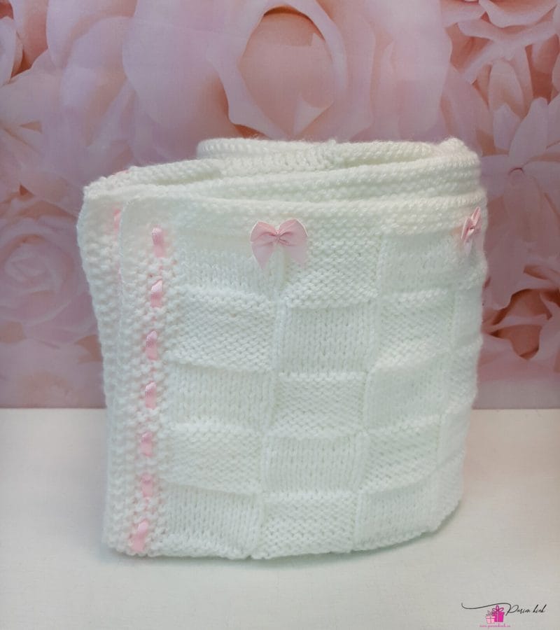 Käsitöö beebitekk roosade või siniste lipsudega 1 Käsitöö beebitekk roosade või siniste lipsudega 1