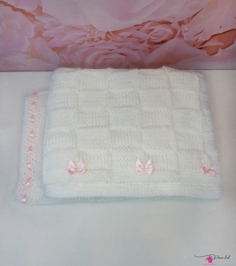 Käsitöö beebitekk roosade või siniste lipsudega 2 Käsitöö beebitekk roosade või siniste lipsudega 2