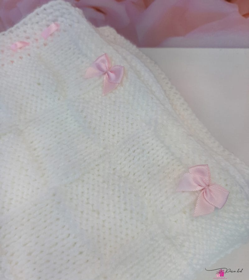 Käsitöö beebitekk roosade või siniste lipsudega 4 Käsitöö beebitekk roosade või siniste lipsudega 4