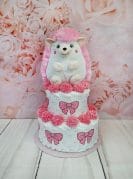 roosa mähkmetort siiliga