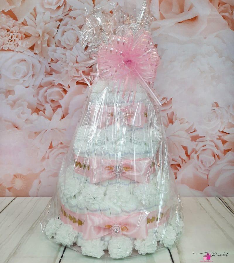 Heleroosa mähkmetort lipsudega 1 Heleroosa mähkmetort lipsudega 1