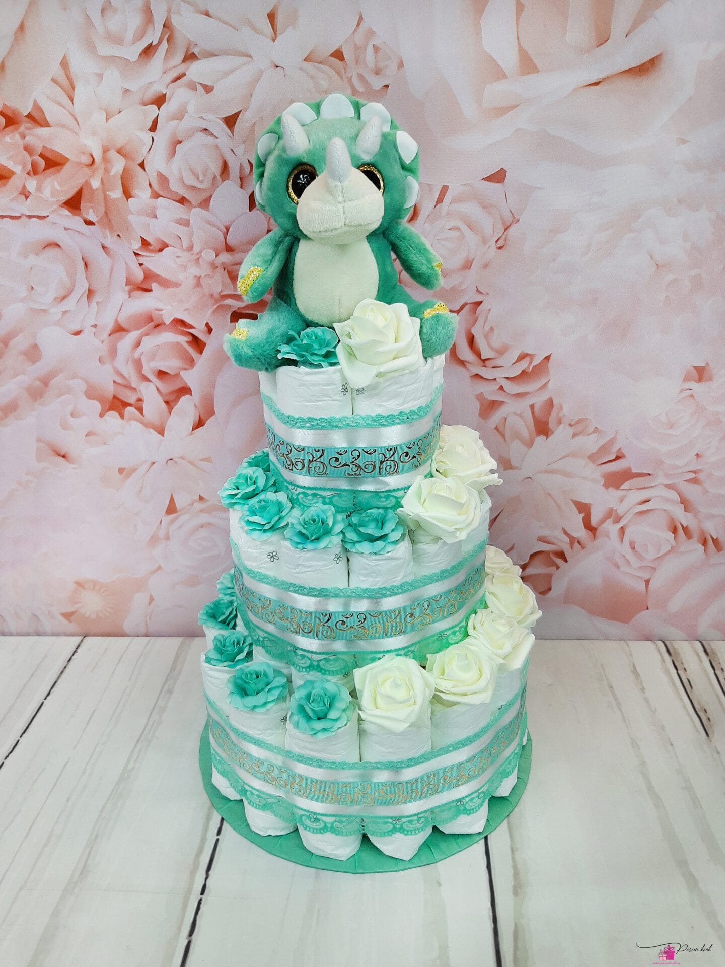 Mündiroheline mähkmetort dinosaurusega