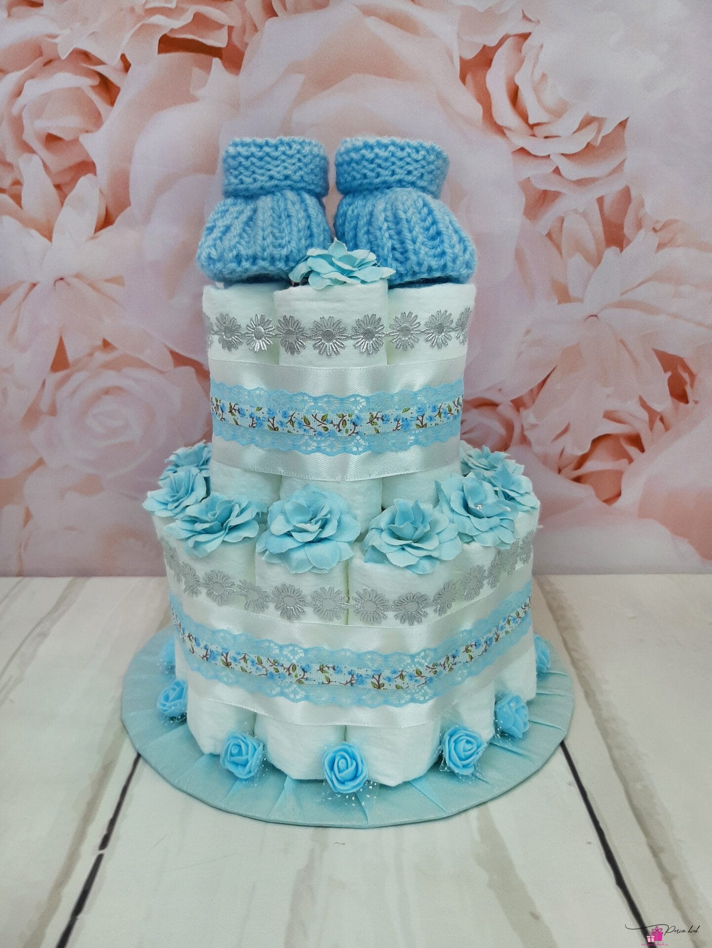 Sinine Mähkmetort Käsitöö Papudega