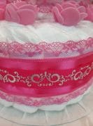 Tumeroosa väike mähkmetort 1