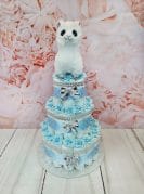 helesinine mähkmetort alpakaga