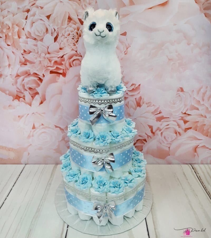 helesinine mähkmetort alpakaga