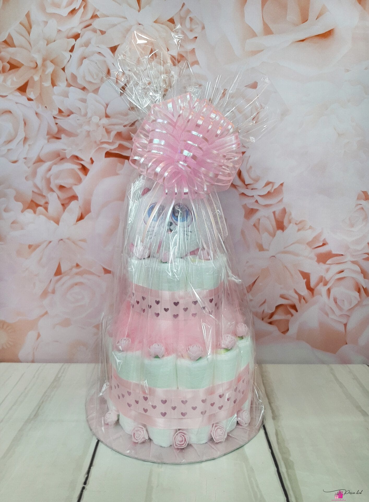 roosa väike mähkmetort kiisuga 3