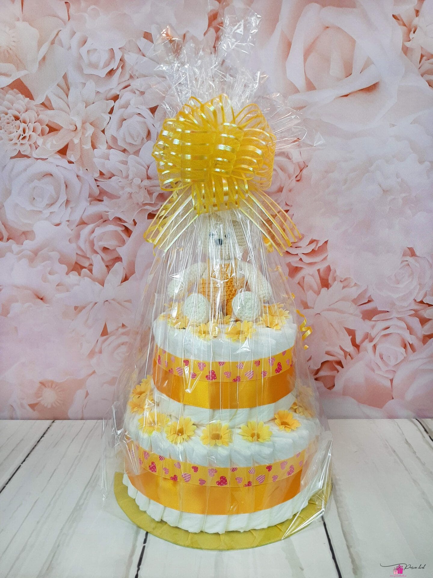 Kollane Mähkmetort Amigurumi Jänesega 10