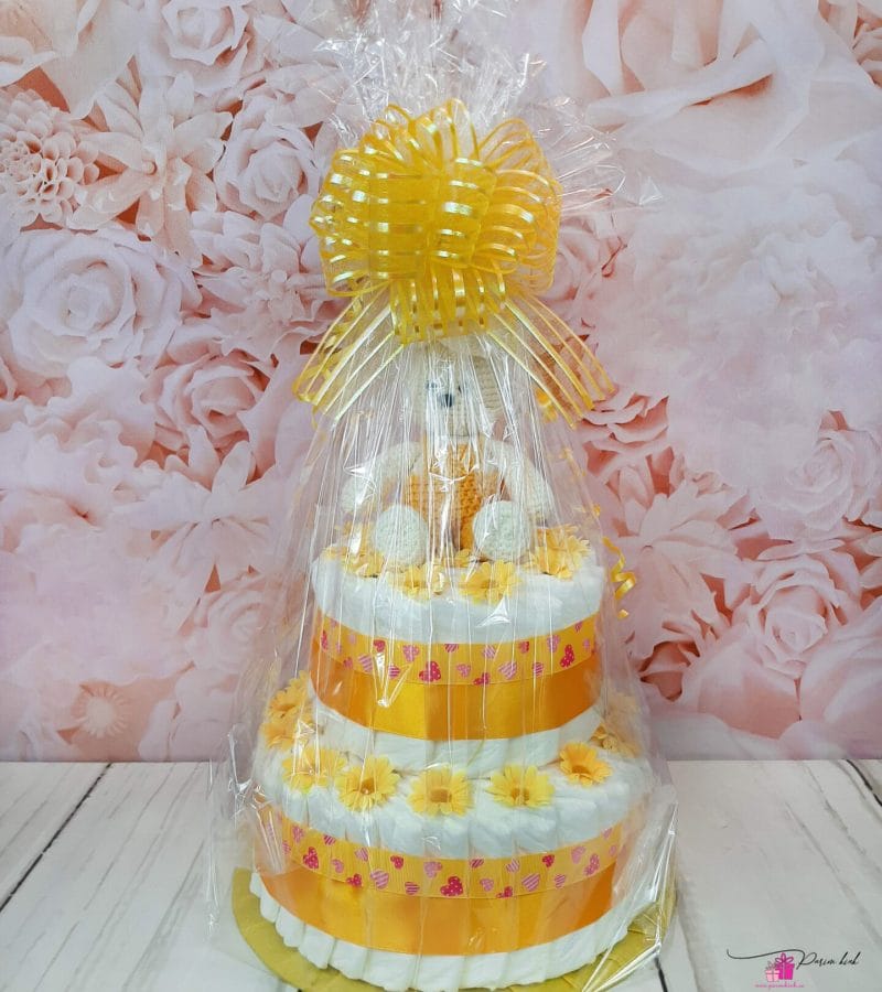 Kollane Mähkmetort Amigurumi Jänesega 10 Kollane Mähkmetort Amigurumi Jänesega 10