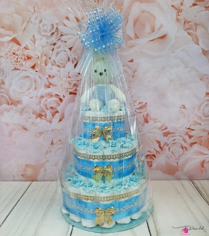 Sinine mähkmetort Amigurumiga 3 Sinine mähkmetort Amigurumiga 3