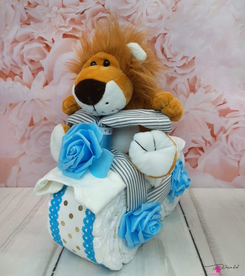 Sinine motikas lõviga