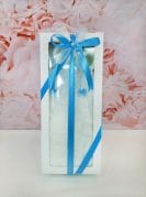 Käsitöö beebitekk siniste lipsudega 5