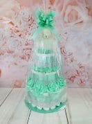 mündiroheline mähkmetort valge kaisutekiga 2