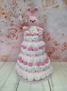 Roosa Mähkmetort Roosa Amigurumi Jänesega 3