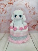 roosa väike mähkmetort puudliga 1