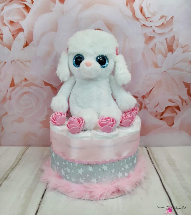 roosa väike mähkmetort puudliga 1 roosa väike mähkmetort puudliga 1