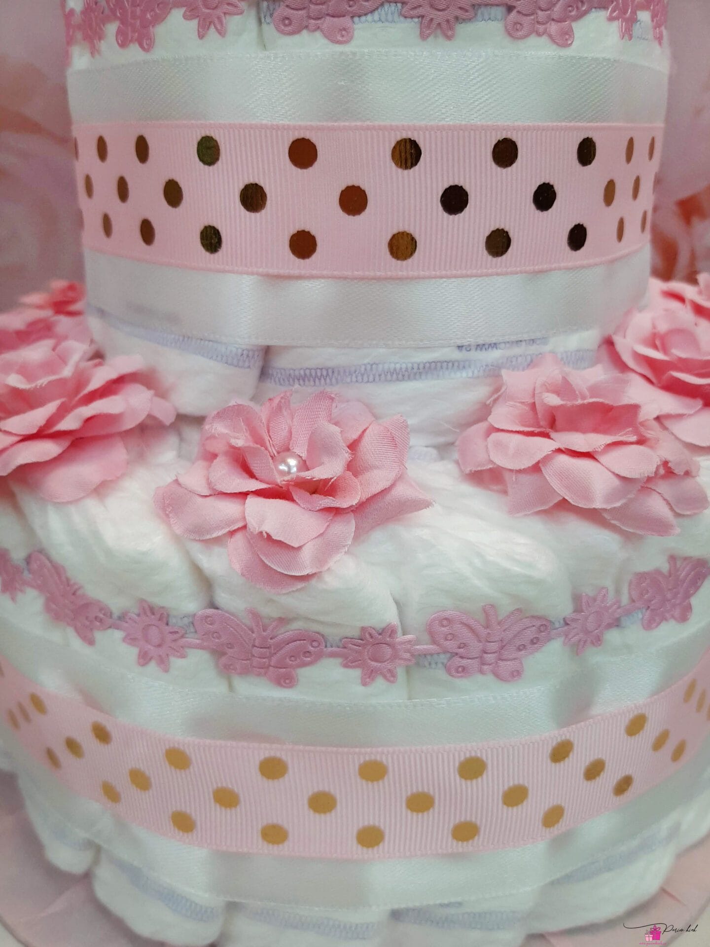 roosa väike mähkmetort tudukitsega 1