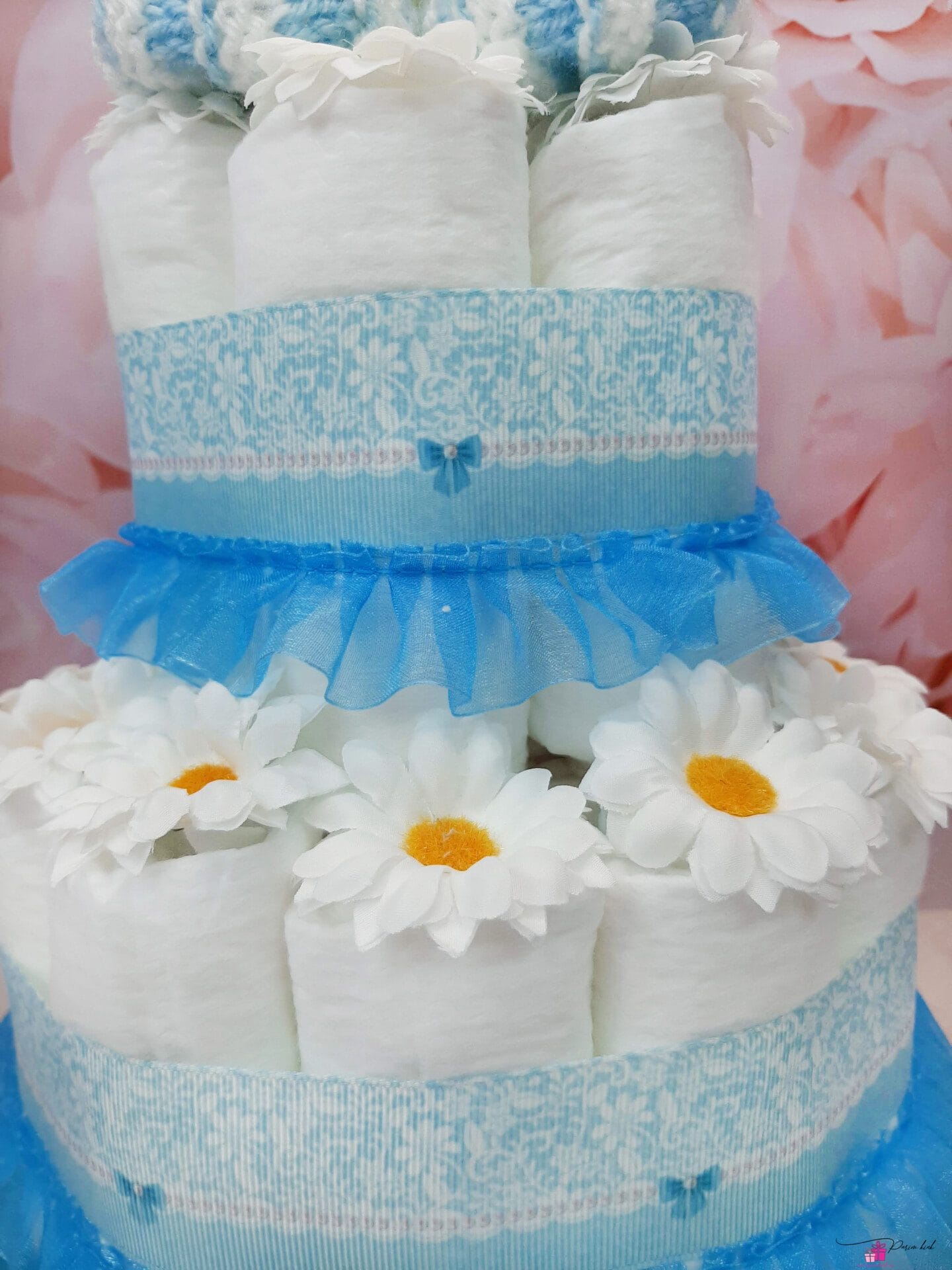 sinine mähketort kootud papudega 1