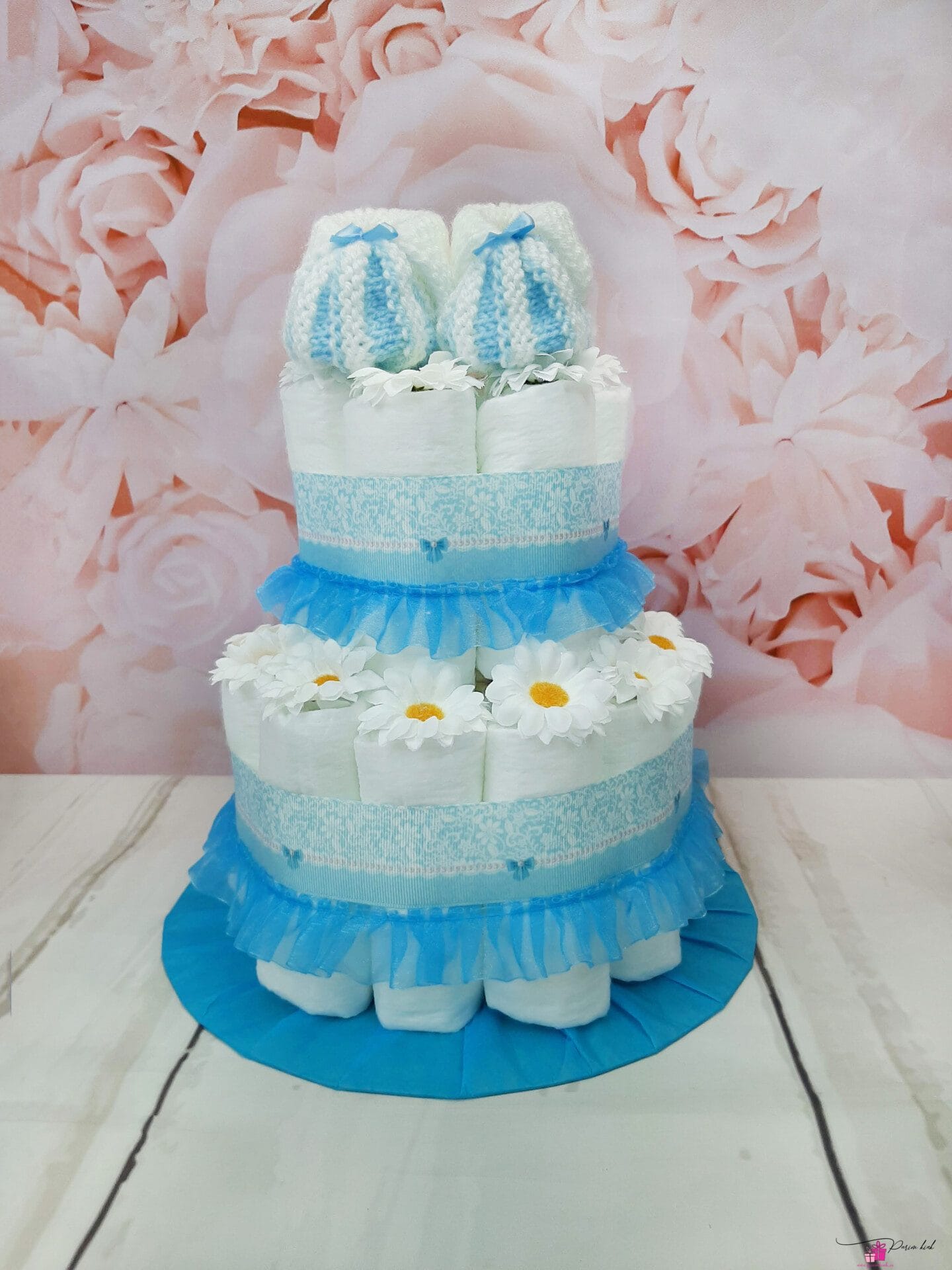 sinine mähketort kootud papudega 4