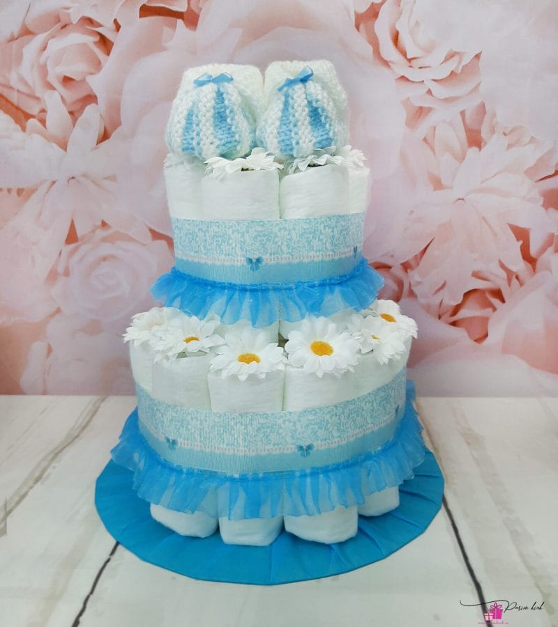 sinine mähketort kootud papudega 4