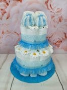 sinine mähketort kootud papudega