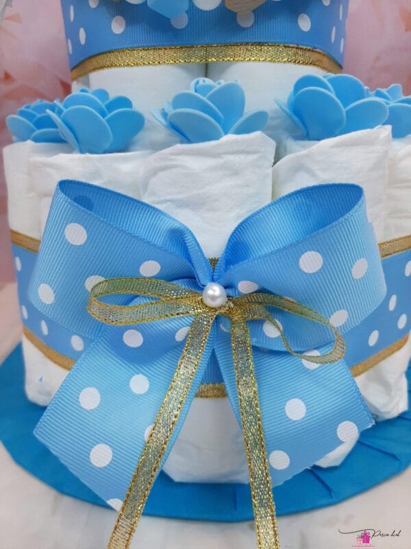 Sinine-Kuldne mähkmetort lutiketiga 1