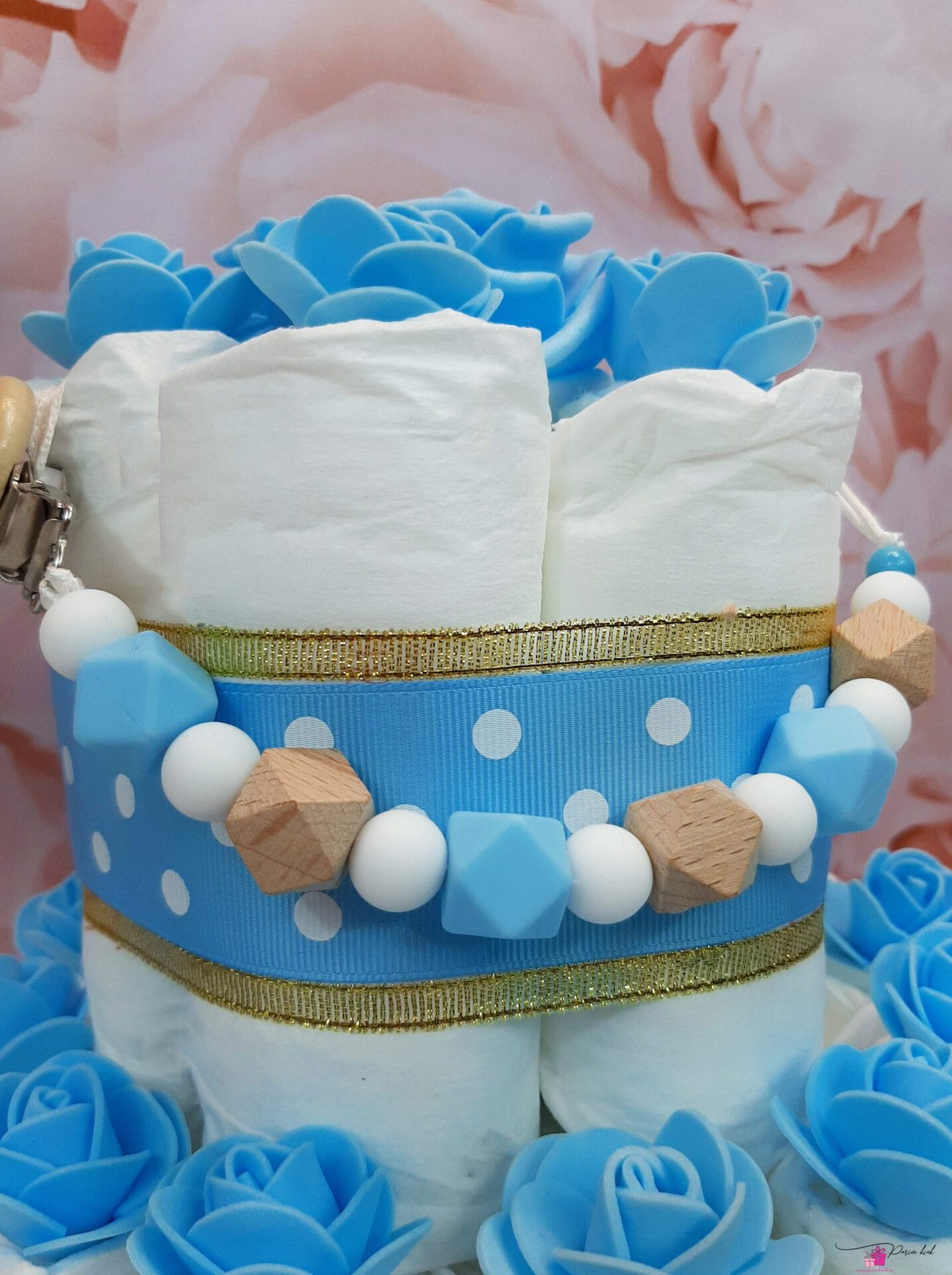 Sinine-Kuldne mähkmetort lutiketiga 2