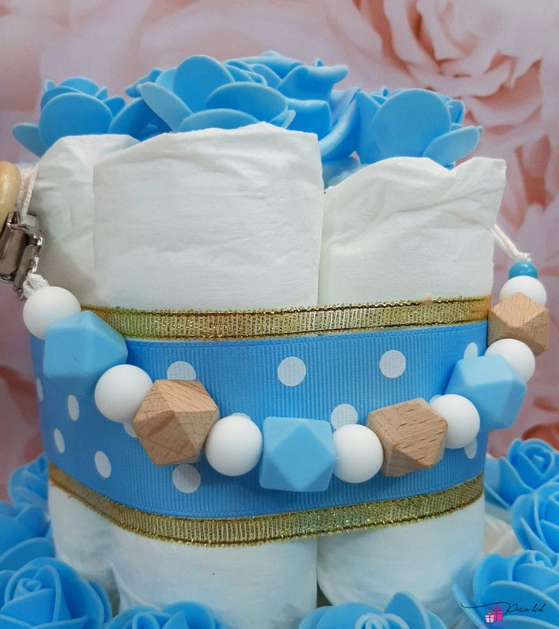 Sinine-Kuldne mähkmetort lutiketiga 2 Sinine-Kuldne mähkmetort lutiketiga 2