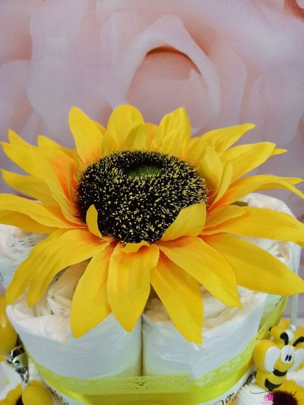 kollane väike mähkmetort lutiketiga 2