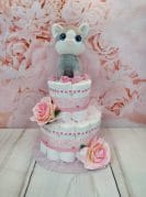 roosa mähkmetort kiisuga