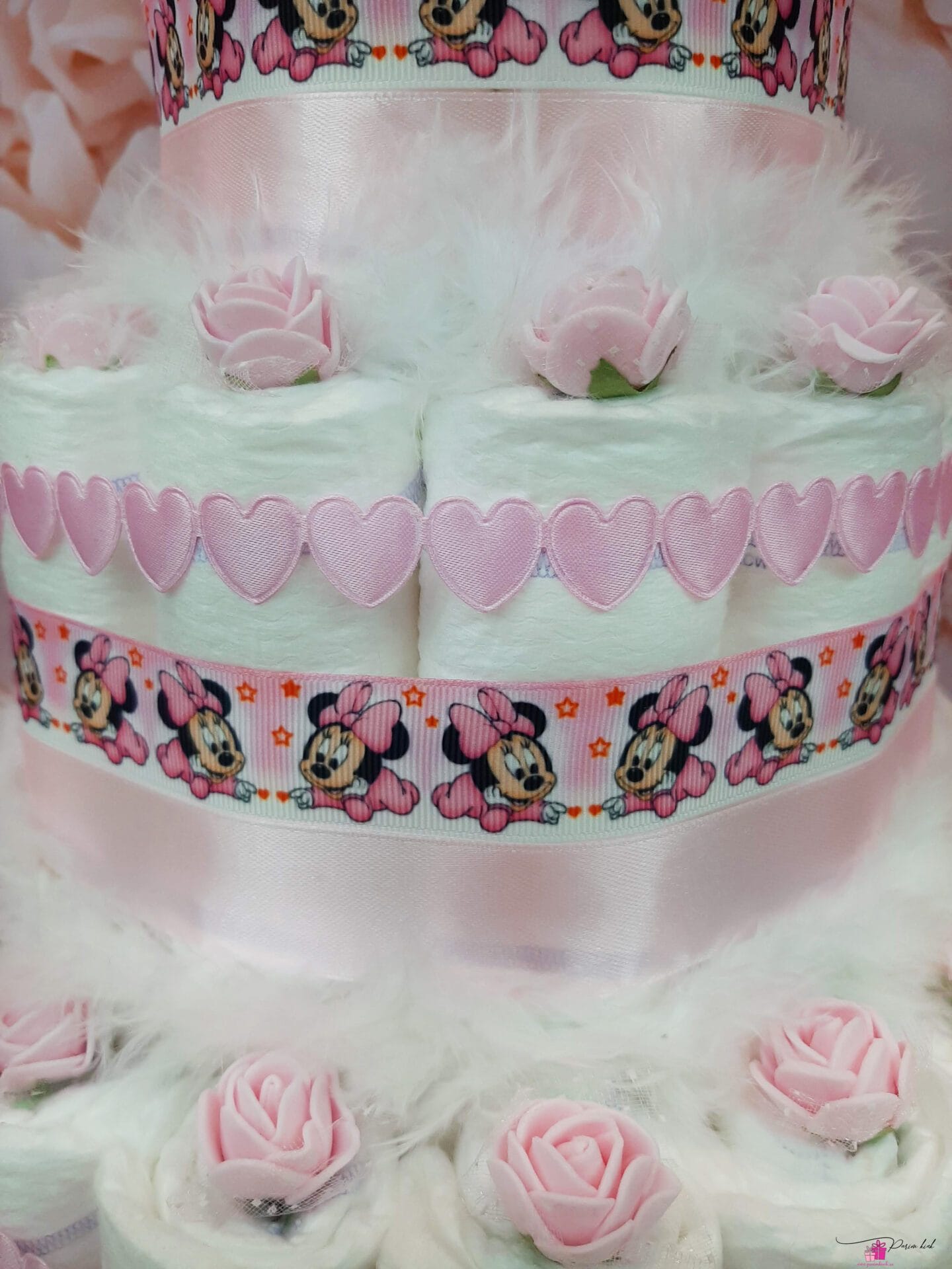 Heleroosa mähkmetort Minniga 2