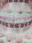 Heleroosa mähkmetort Minniga 2