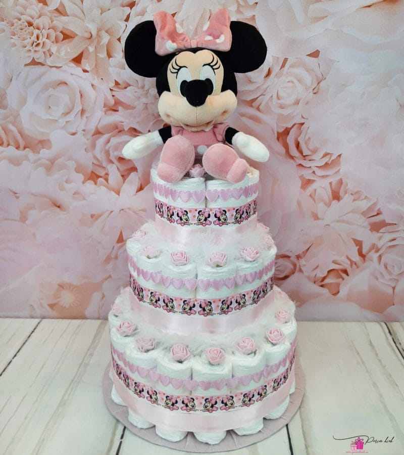 Heleroosa mähkmetort Minniga Heleroosa mähkmetort Minniga