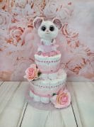 roosa väike mähkmetort hiirega 4