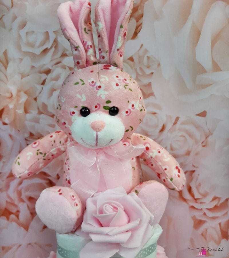 Heleroosa mähkmetort Jänesega 2 Heleroosa mähkmetort Jänesega 2