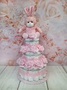 Heleroosa mähkmetort Jänesega 3