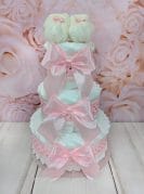 heleroosa mähkmetort kootud papudega 3