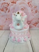 roosa mähkmetort kõristiga