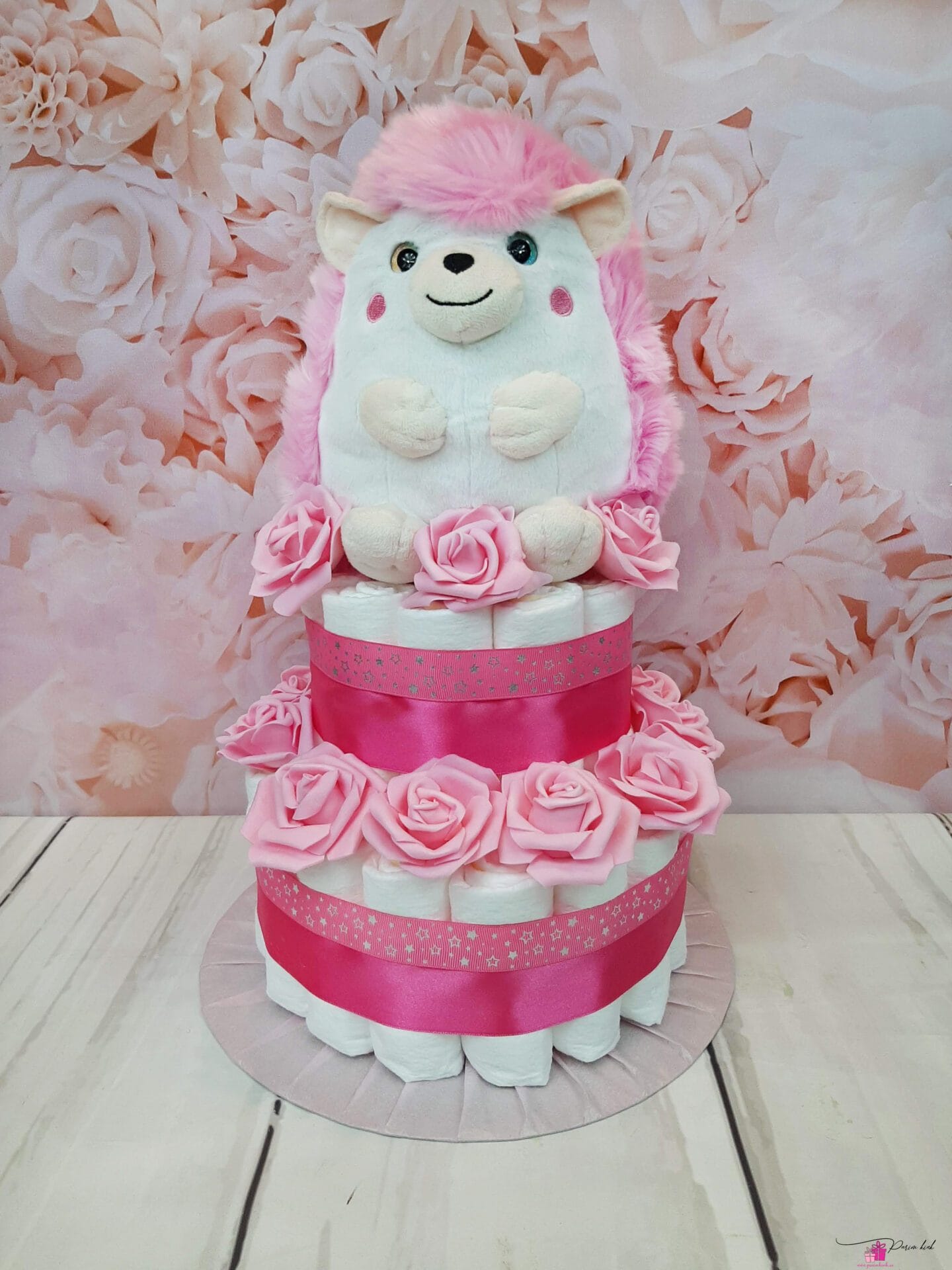 Tumeroosa mähkmetort siiliga 2