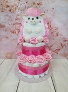 Tumeroosa mähkmetort siiliga 2