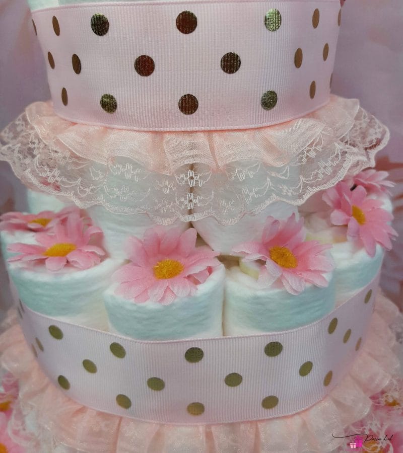 Roosa-Kuldne mähkmetort jänesega 1 Roosa-Kuldne mähkmetort jänesega 1