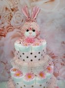 Roosa-Kuldne mähkmetort jänesega 2