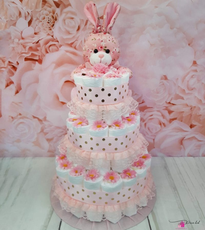 Roosa-Kuldne mähkmetort jänesega 4