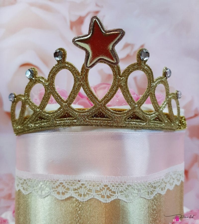 Roosa Väike Mähkmetort Krooniga 3 Roosa Väike Mähkmetort Krooniga 3