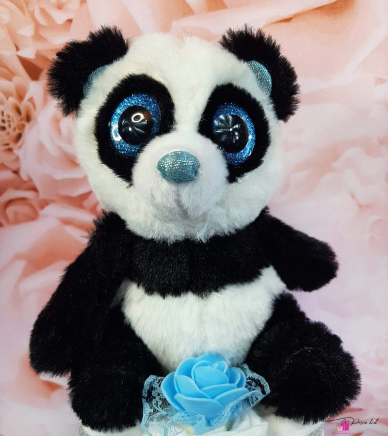 Sinine mähkmetort pandaga 1 Sinine mähkmetort pandaga 1