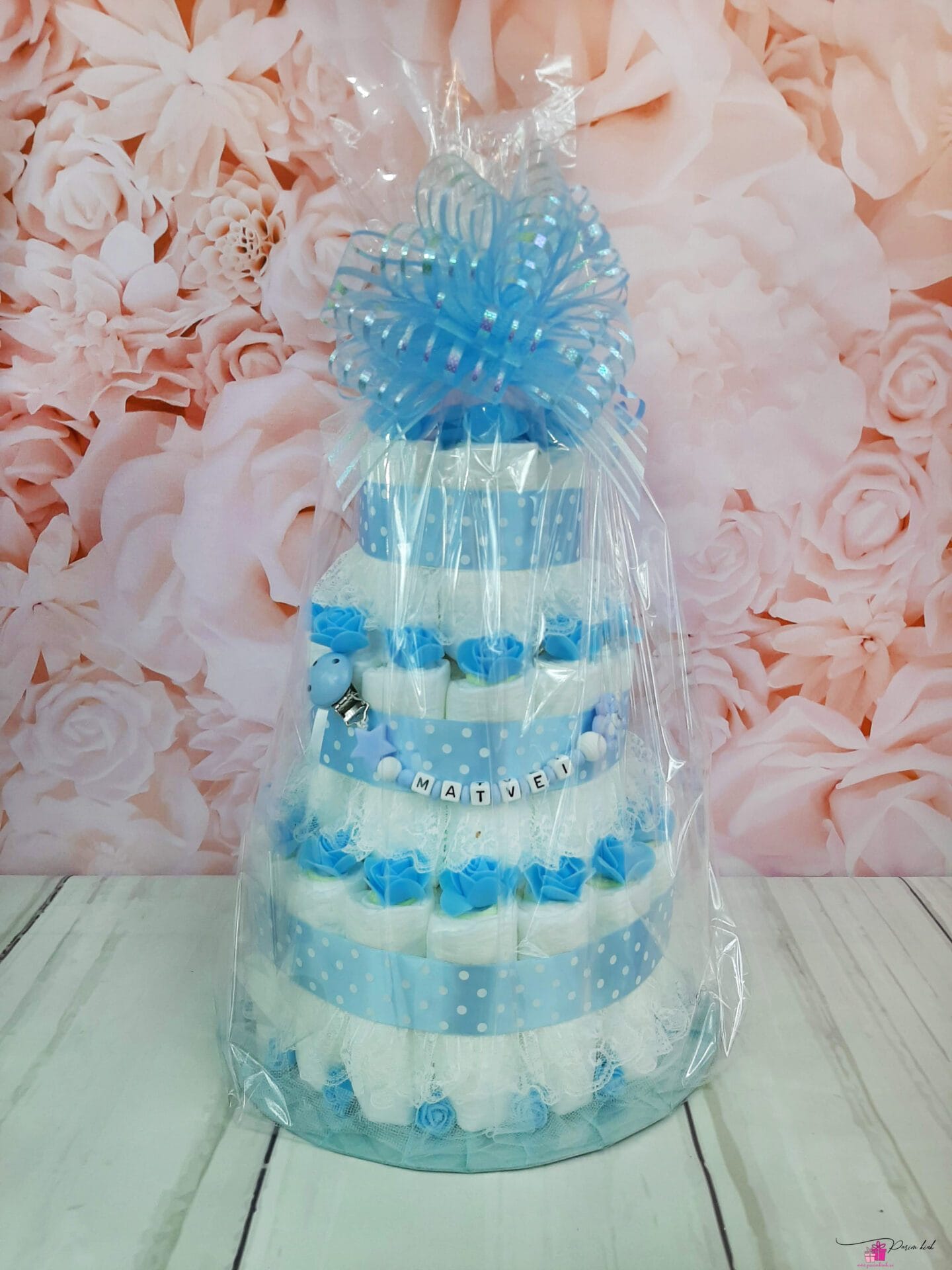 Sinine mähkmetort prints lutiketiga 8